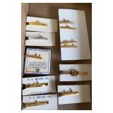 MEYER INSIGNIA NAVY PINS-BATTLESHIPS