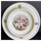 BANY PLATE -HIGGLEDY PIGGIEDY MY BLACK HEN