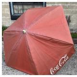 VTG COCA-COLA PATIO UMBRELLA