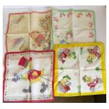 4-CHILDS HANDKERCHIEFS