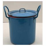 BLUE GRANITEWARE 3 1/2 In. MINI POT -LID