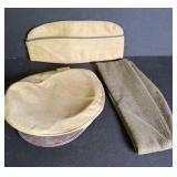 WW II GARRISON KHAKI HATS