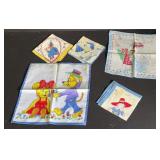 5-VINTAGE HANDKERCHIEFS
