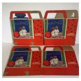 4-VTG CHRISTMAS CANDY BOXES