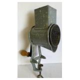 NO.333 BLUE AND CREAM SPECKLED CHEESE GRINDER