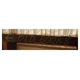OLD BOOKS WOODEN SIGN