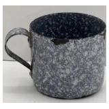 VTG GRAY GRANITEWARE MINI MUSH CUP