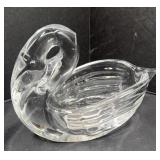 CRYSTAL GLASS SWAN