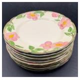Franciscan Desert Rose, 10/2 inch plates-10