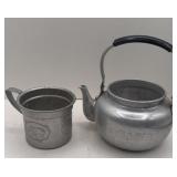 VINTAGE CHILDï¿½S CUP, AND GREASE KETTLE