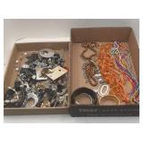 2-BOXES OF COSTUME JEWELRY