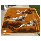 VINTAGE KOREAN BLANKET 87x77 inches