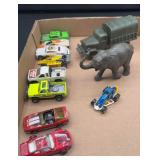 ASSORTMENT OF HOT WHEELS AND OTHER TOYS