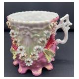 LUSTREWARE GILT GOLD IRNATE FOOTED CUP