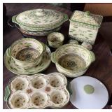 Temp-tations Old World Green ovenware set.