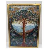 GLASSMASTERS TIFFANY STYLE TREE OF LIFE