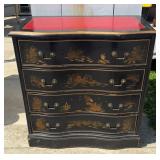 ORIENTAL CHEST WITH 4  DRAWERS-SERP.FRONT
