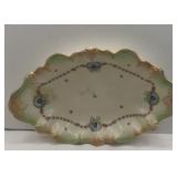 HAND PAINTED RELISH TRAY, CROWN DEVON