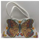 BEADED BUTTERFLY PURSE