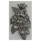 EISENBURG STERLING SILVER ICE RHINESTONE BROOCH