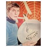 1967 STAR TREK SPOCK AND USS ENTERPRISE POSTER