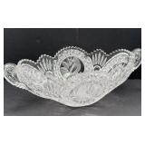 VTG HOFBAUER BYRDES CUT GLASS BOWL