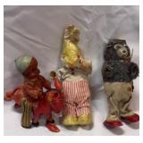 THREE VINTAGE TOYS AS IS