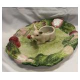 FRITZ AND FLOYD PIG IN A PLATTER