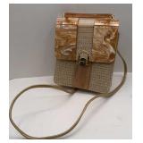 VINTAGE BAKELIGHT STYLE LADIES PURSE