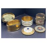 3- BRASS JEWELRY BOXES