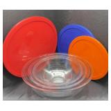 3 PC PYREX MIXING BOWL SET