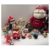 CHRISTMAS ORNAMENTS AND NUTCRACKER