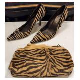 ANTONIO MELANI TIGER STRIPPED LADIES SHOES