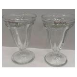 TWO HERSHEYï¿½S SODA SUNDAES GLASSES