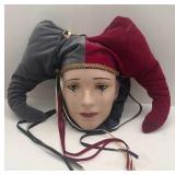 CERAMIC HEAD JESTERS MASK