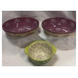 TEMP-TATIKNS FLORAL LACE BOWLS