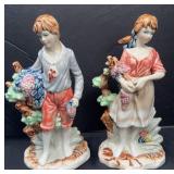 VTG ARTMARK BOY AND GIRL HOLDING GRAPES