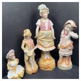 4-BISQUE FIGURINES