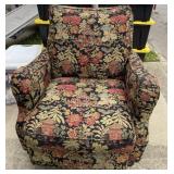 BASSET ORIENTAL TAPESTRY CLUB RECLINER