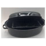 ENAMELWARE ROASTER AND BAKING PAN