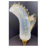 STEVENS AND WILLIAMS ART GLASS PITCHER WITH