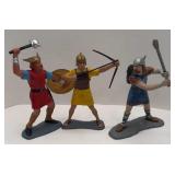 3-MARX VIKING FIGURES