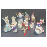 CERAMIC AND PORCELAIN CHRISTMAS ORNAMENTS
