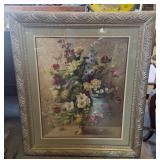 LARGE HOME INTERIOR FLORAL PRINT