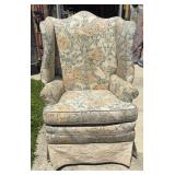 FLORAL FIRESIDE CHAIR