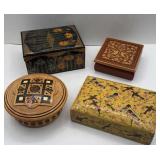 ASSORTED JEWELRY BOXES