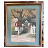 SIGNED WATERCOLOR, BOAZ JUNIOR