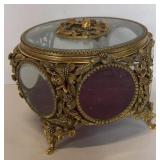 VTG Matson gold ormolu and beveled glass