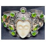 STERLING BRACELET WITH FACE-925