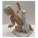 1950ï¿½S SCHAUCHACH KURST BOY AND CAT